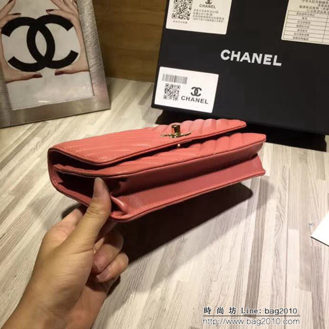 香奈兒CHANEL V982新款新顏色專櫃品質羊皮鏈條小包 DSC1259